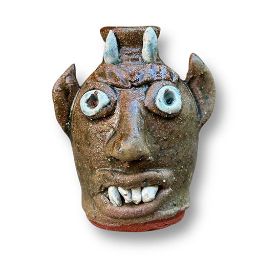 Albert Hodge 2.75" Mini Devil Face Jug DP6030
